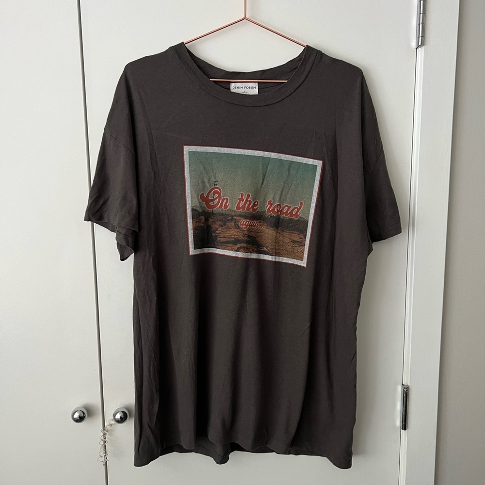 Aritzia DENIM FORUM oversized Tshirt